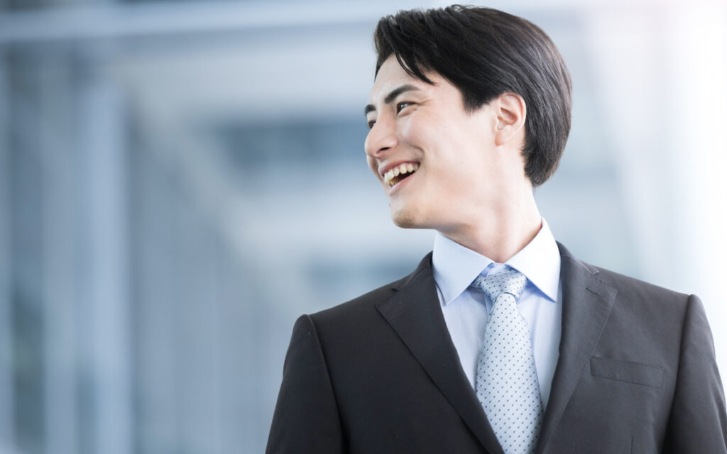 清潔感のある男性