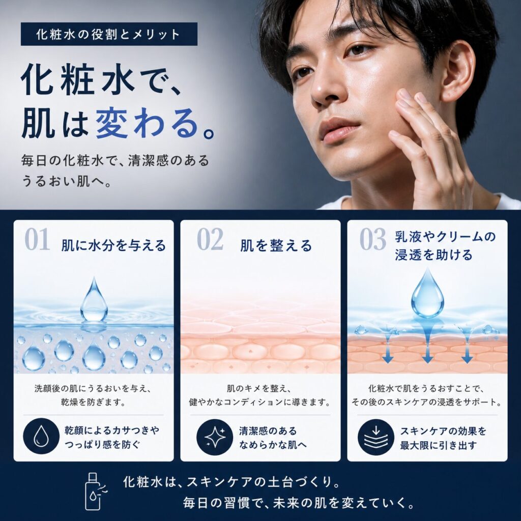 化粧水の役割