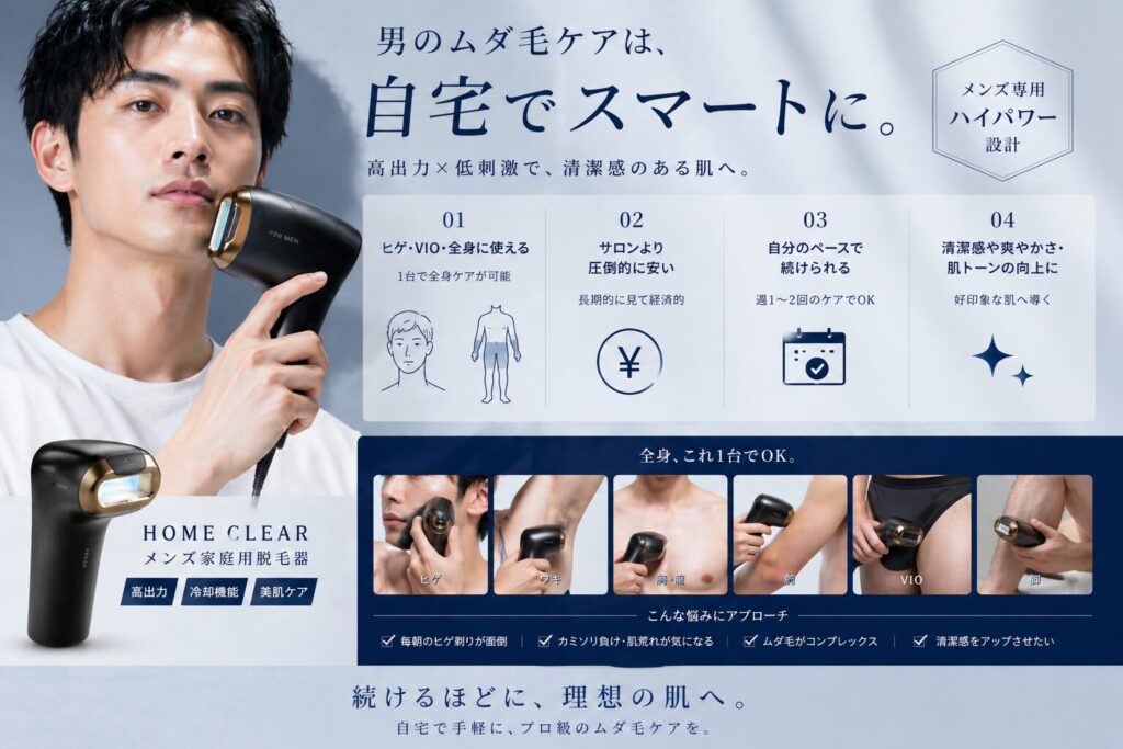 脱毛器メンズ用
