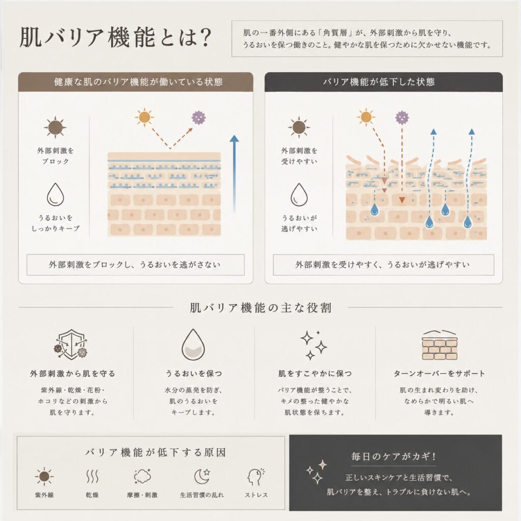 肌バリア機能解説
