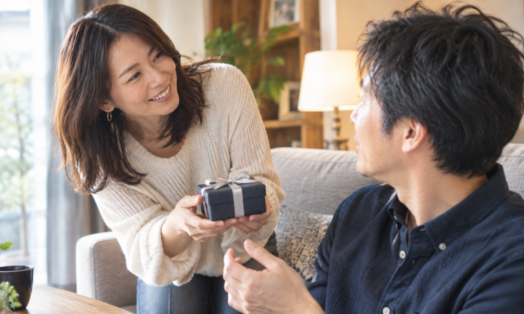 40代男性にスキンケアをプレゼント