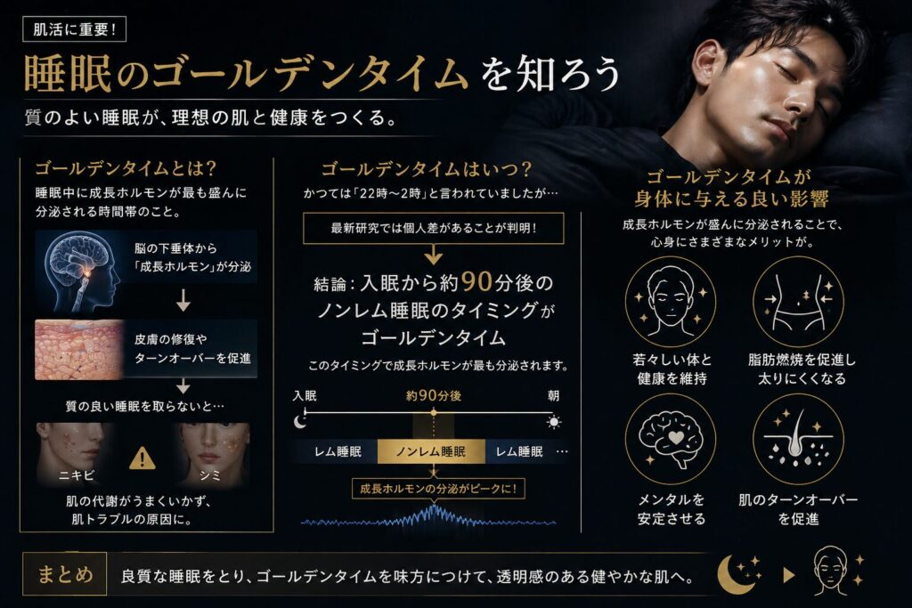 睡眠のゴールデンタイム
