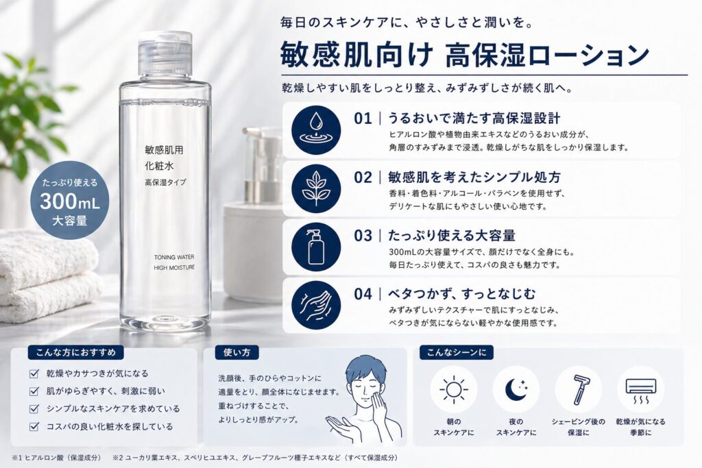 無印敏感肌用化粧水
