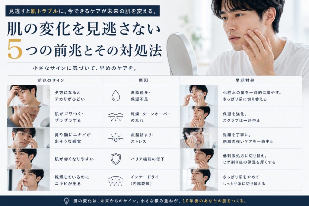 肌が綺麗な人は肌の変化にすぐ気づく 習慣