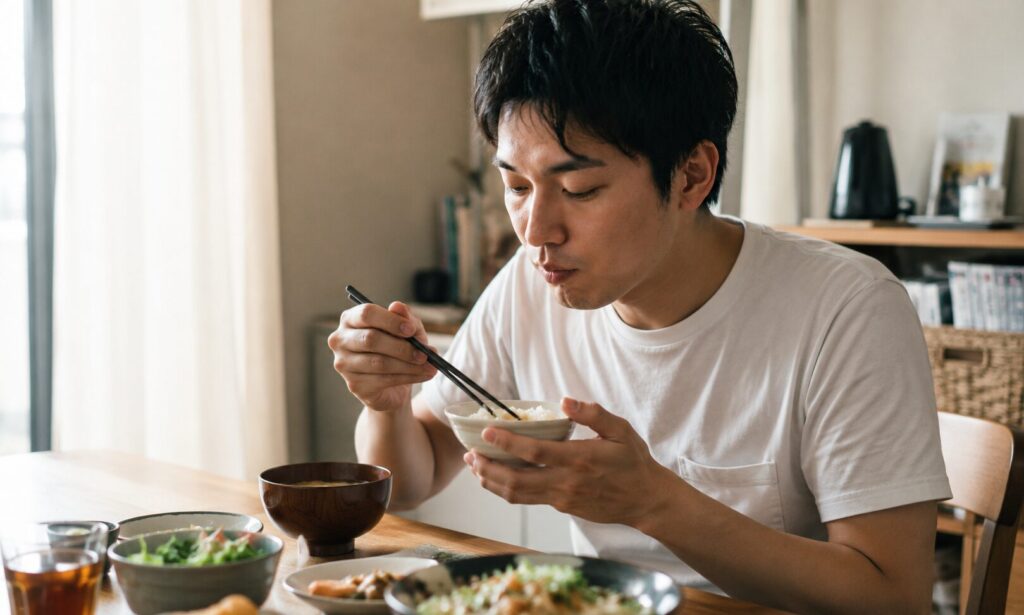 食事と睡眠で「内側から」肌を整えている
