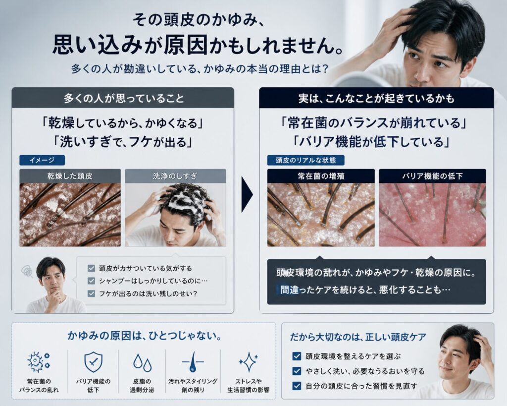 かゆみの原因 頭皮
