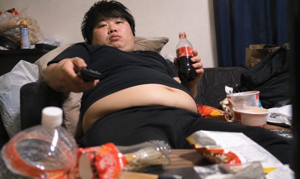 運動する習慣がない おとこ