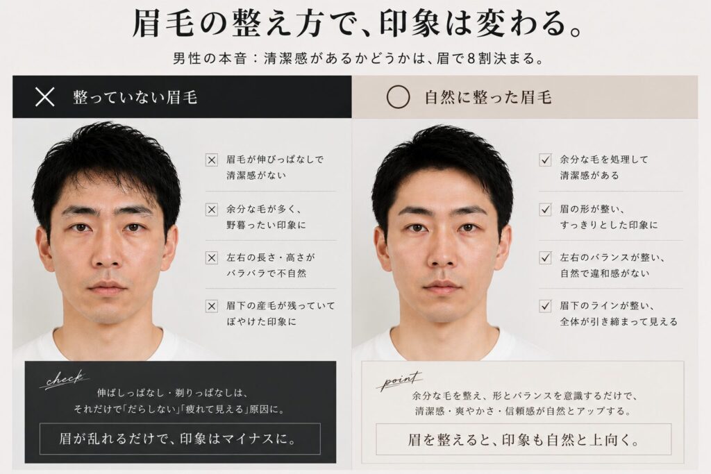 【眉毛整えの3ルール】