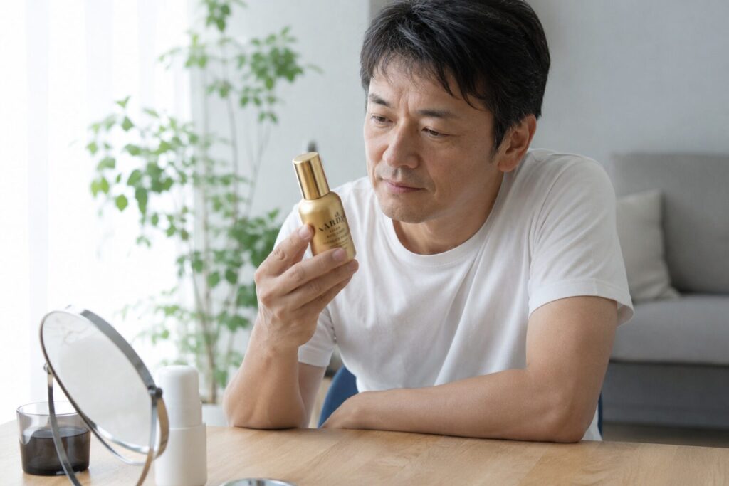 3ヶ月使い続けた場合の変化の目安 VARON