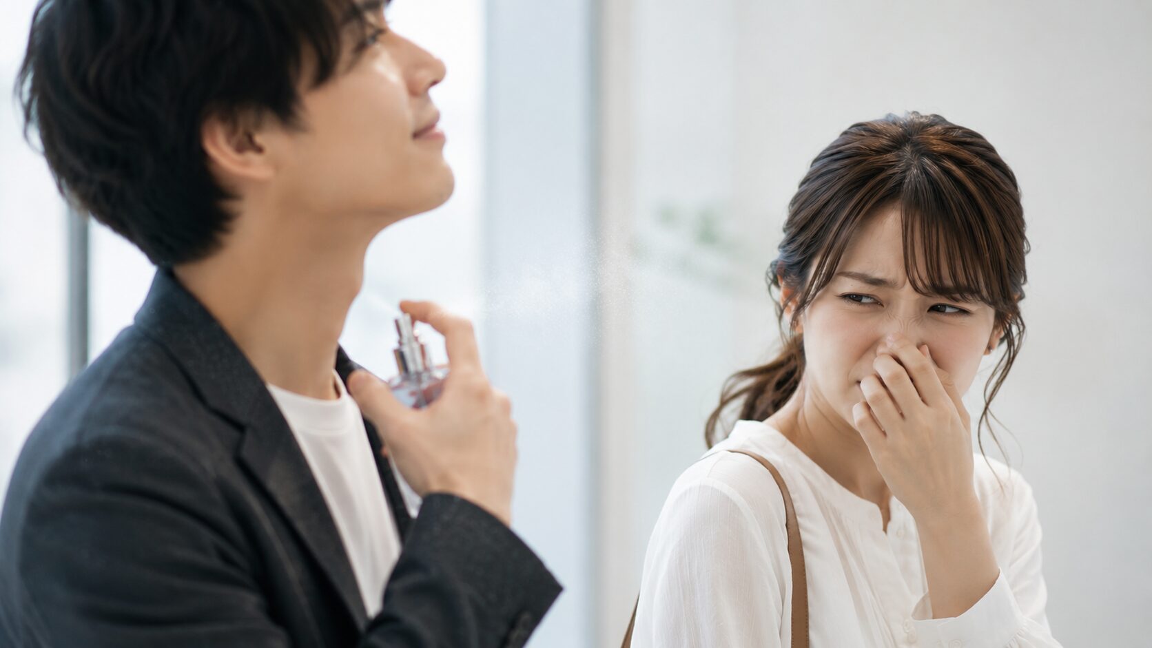 嫌がる女性 男性 香水