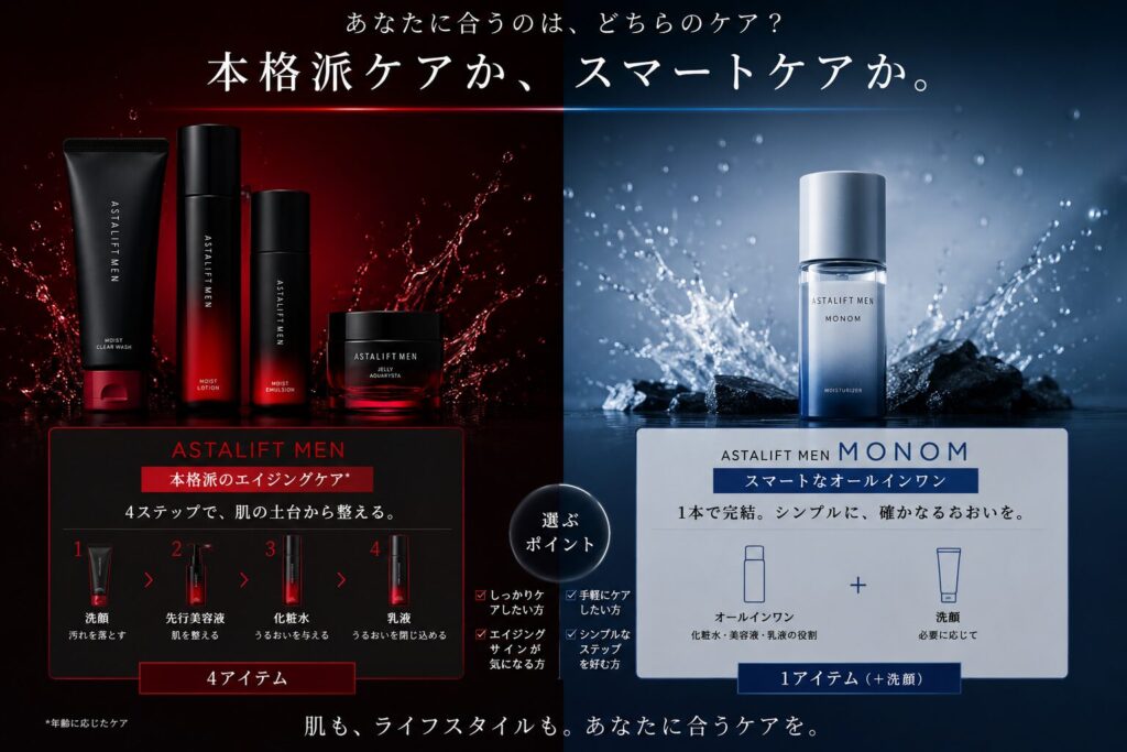 アスタリフトメンのブランド構造
