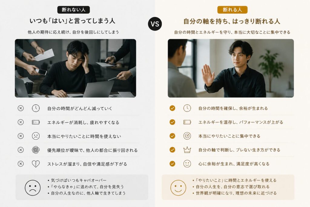 断れない人に起きること