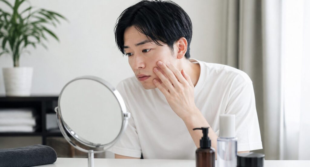 洗顔後30分後の肌の状態