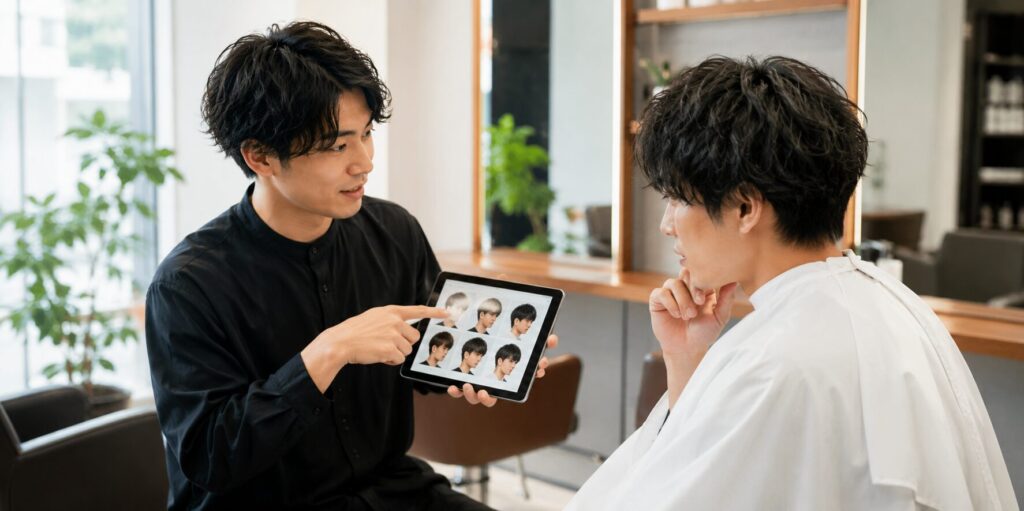 美容院でのオーダーの仕方