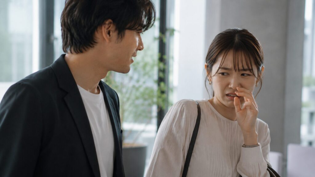 女性が男性の香りで引く瞬間