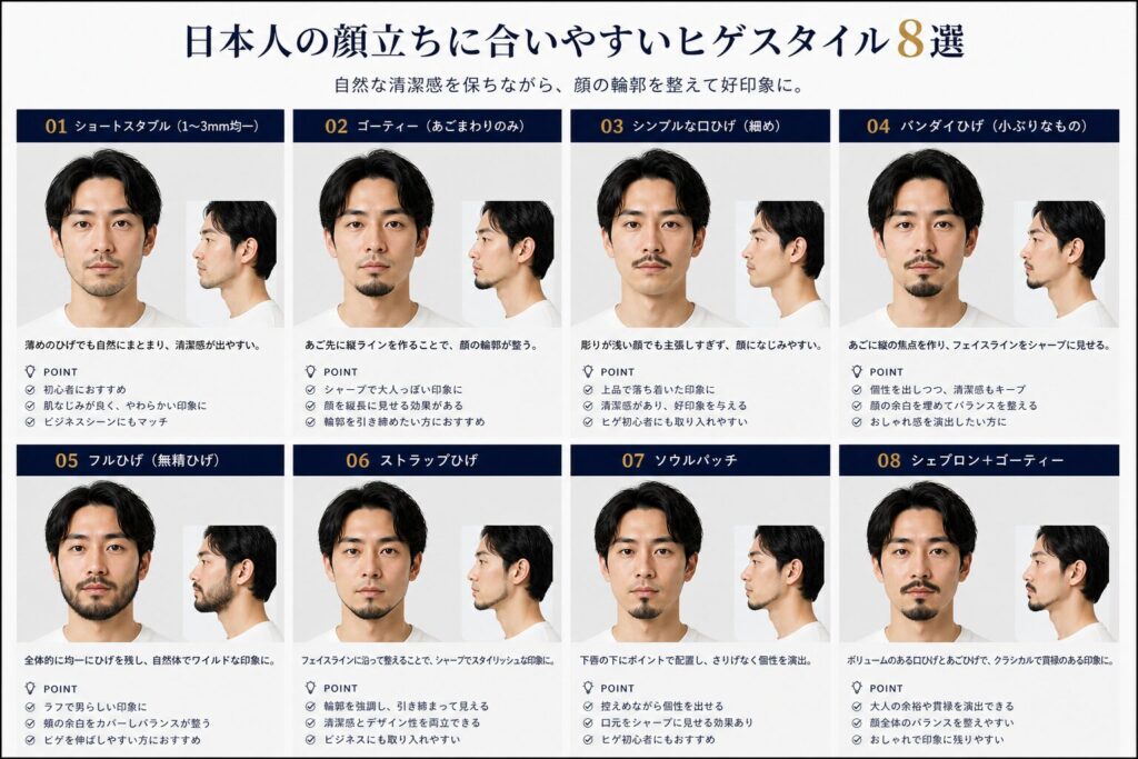 男性 ヒゲ 似合う