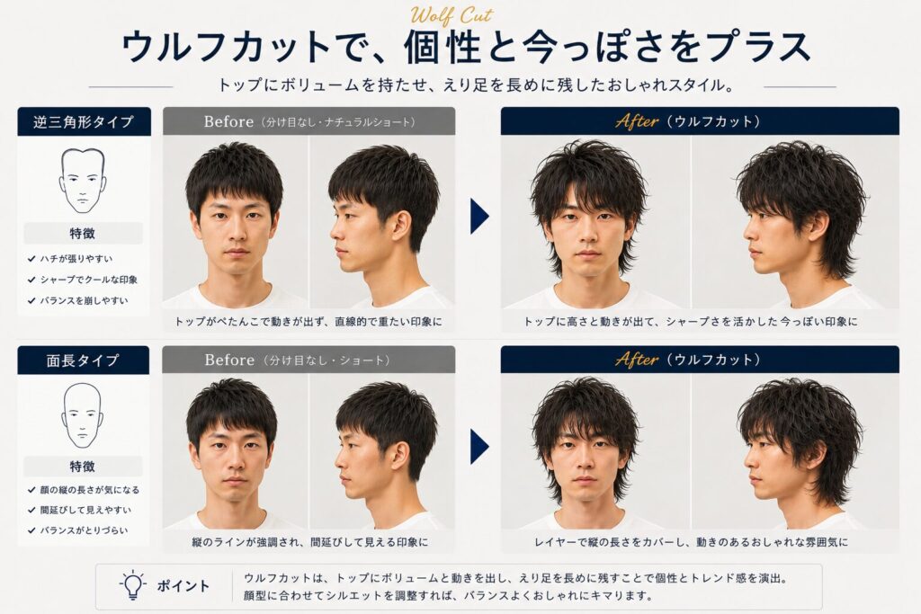 スタイル⑥|ウルフカット