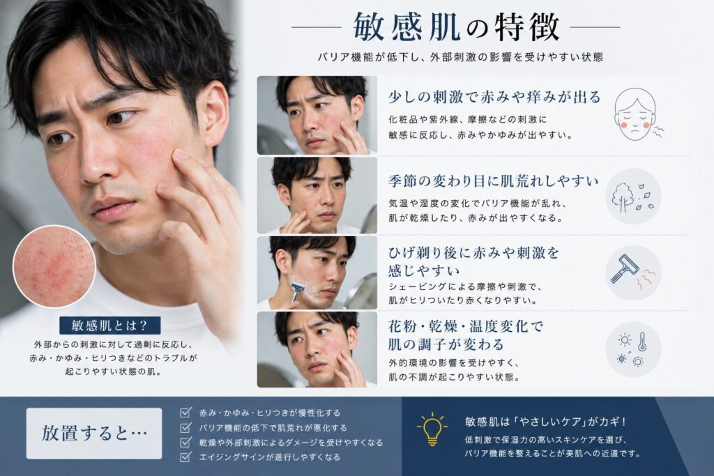 敏感肌の特徴