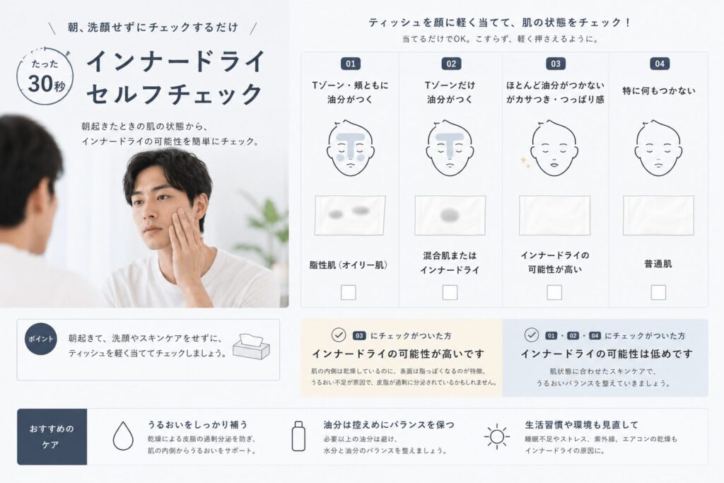 セルフチェック方法 インナードライ