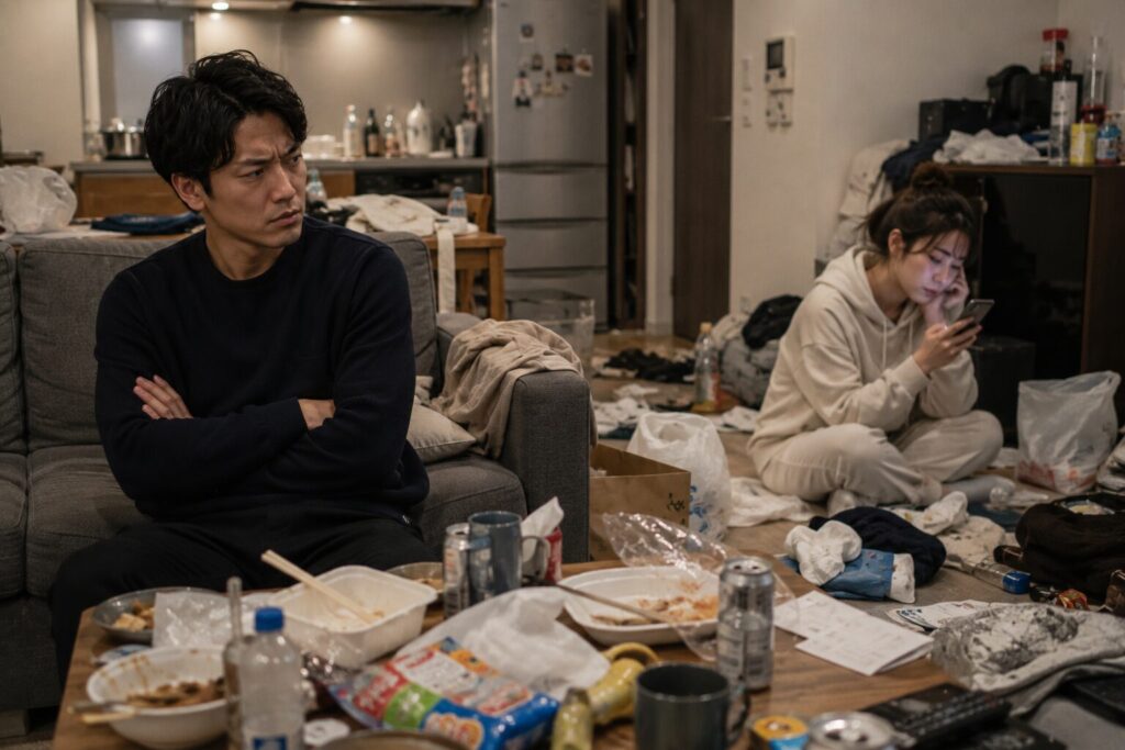 清潔感・整理整頓への感覚がない女性