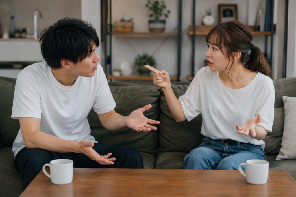 意見が違うときどうなるか 男女