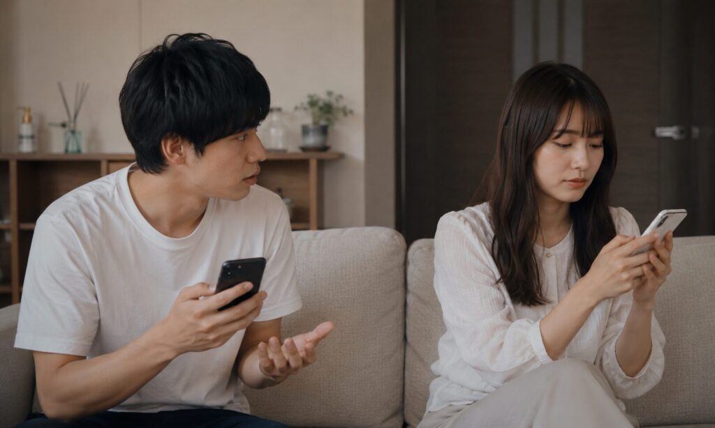連絡の頻度・スタイルが違う男女
