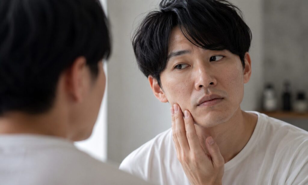 男性の肌 なぜ荒れやすい?