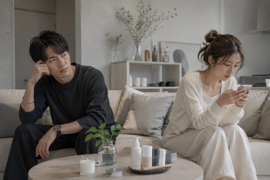 好きだから我慢する 男性