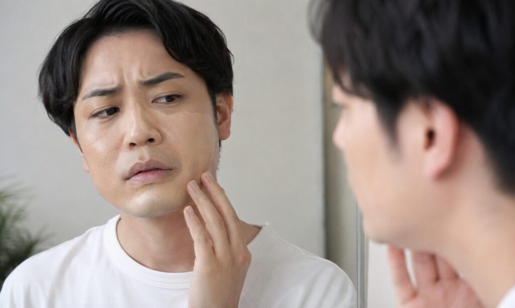 塗りすぎて不自然になる