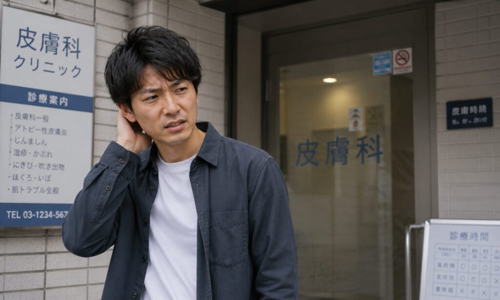 男性が皮膚科を敬遠しがちな理由