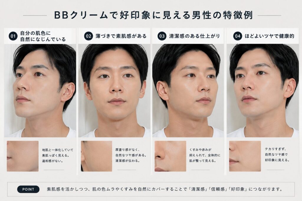 BBクリーム使用例 メンズ用