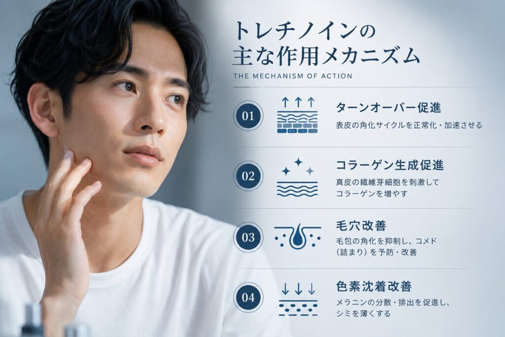 主な作用メカニズム トレチノイン