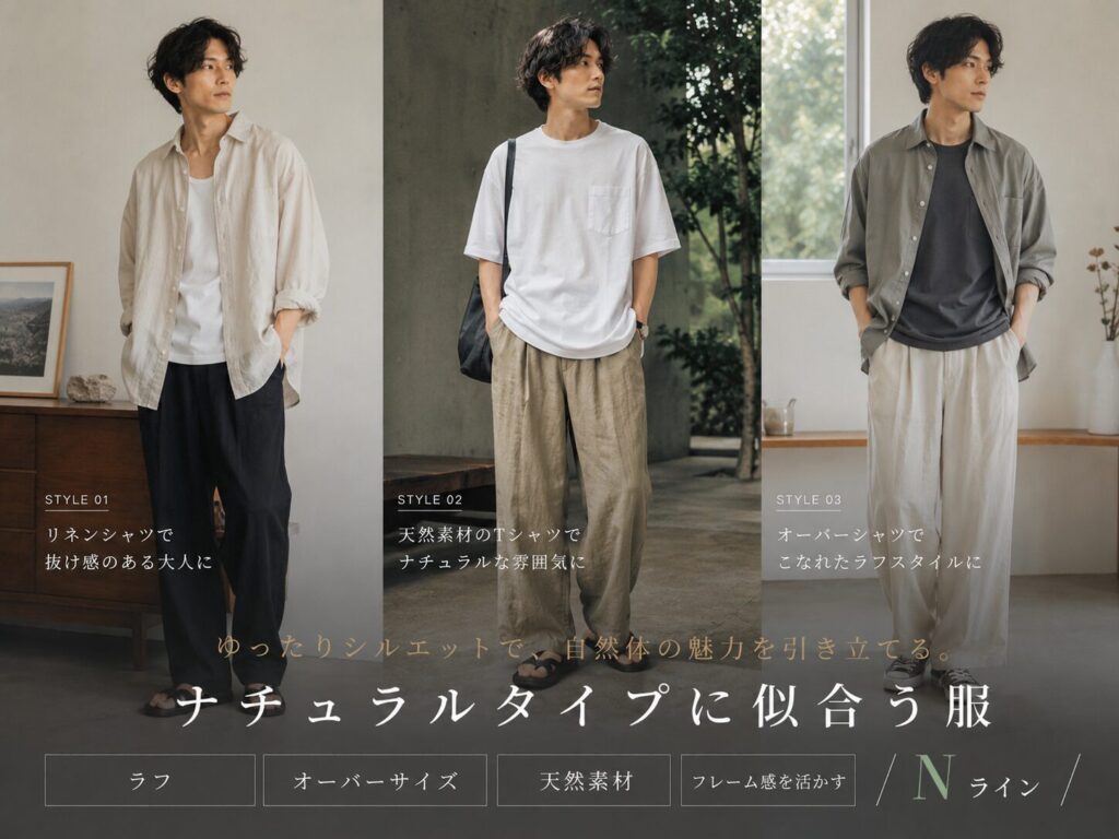 ナチュラルタイプに似合う服