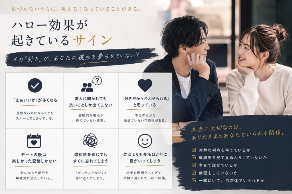 ハロー効果が起きているサインはこれ