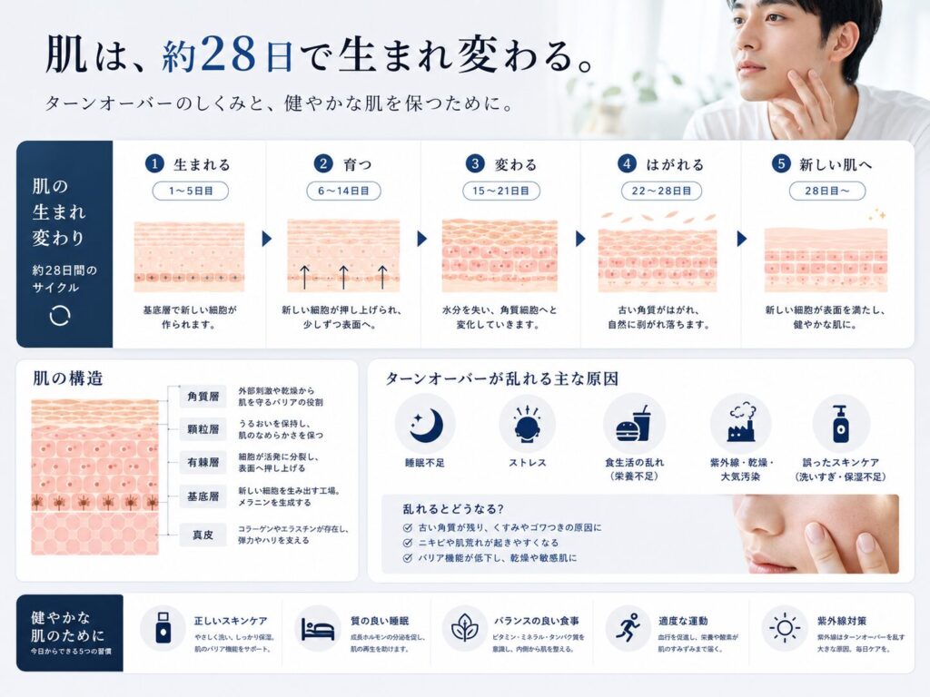 肌のターンオーバー