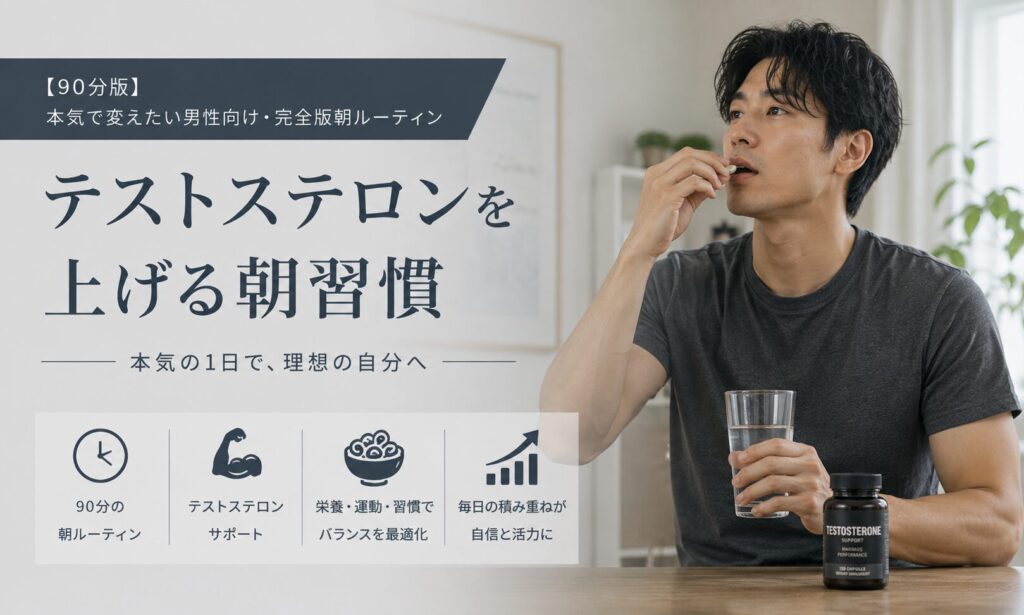 【90分版】本気で変えたい男性向け・完全版朝ルーティン