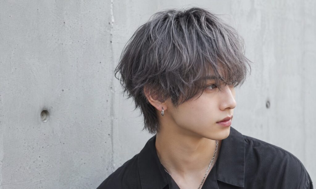 アッシュ ヘアカラー 男性