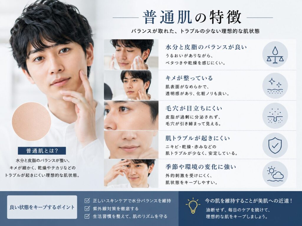 普通肌タイプ|今の状態を維持する