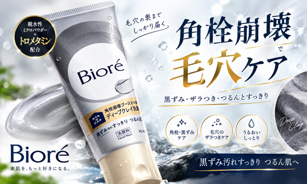 ビオレ おうちdeエステ ディープクレイ洗顔