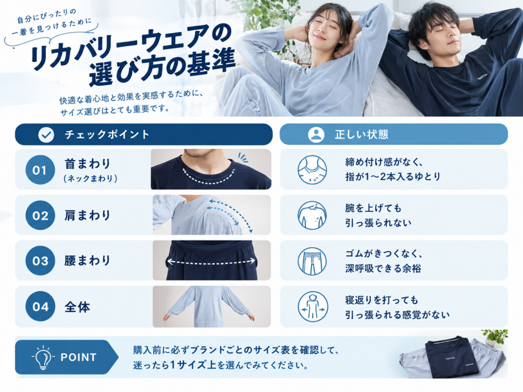 正しいサイズ選びの基準