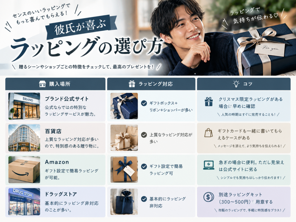 ラッピングの選び方
