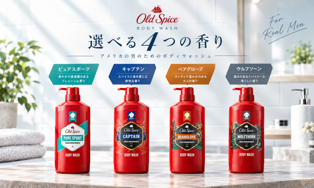 日本正規品4種類 オールドスパイス